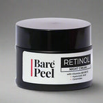 Bare Peel Retinol Night Cream – Hydrating & Anti-Aging Moisturizer with Hyaluronic Acid & Vitamin E, 50g Bare Peel